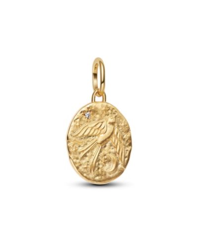 Подвески Pandora Gold Plated Swallow Medallion
