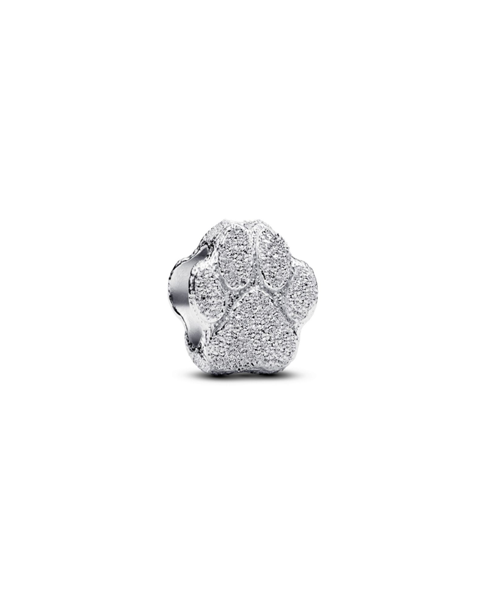 Pandora мини-шармы Sterling Silver Textured Paw