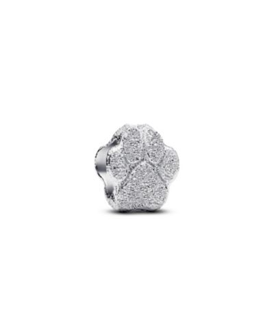 Pandora мини-шармы Sterling Silver Textured Paw