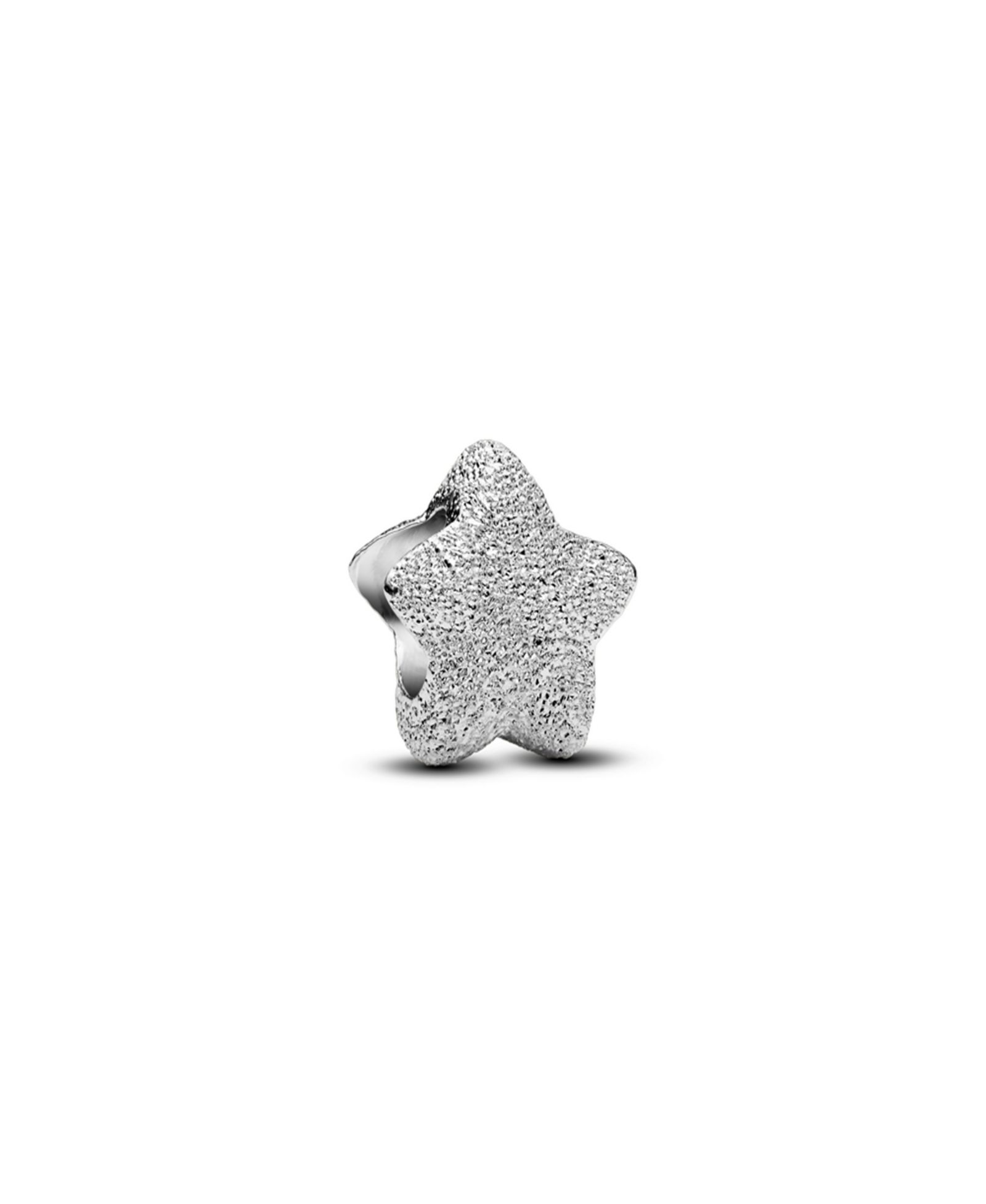 Мини-шармы Pandora Sterling Silver Textured Star