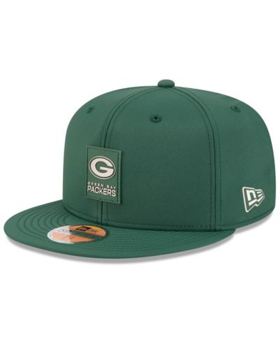 New Era Men's Green Green Bay Packers 2025 Sideline 59FIFTY Fitted Hat