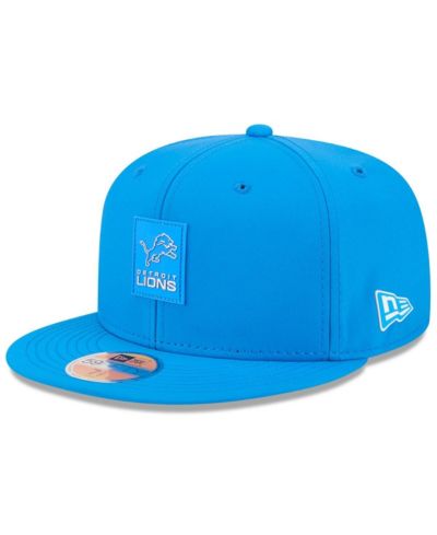 Мужская кепка New Era Blue Detroit Lions 2025 Sideline 59FIFTY Fitted