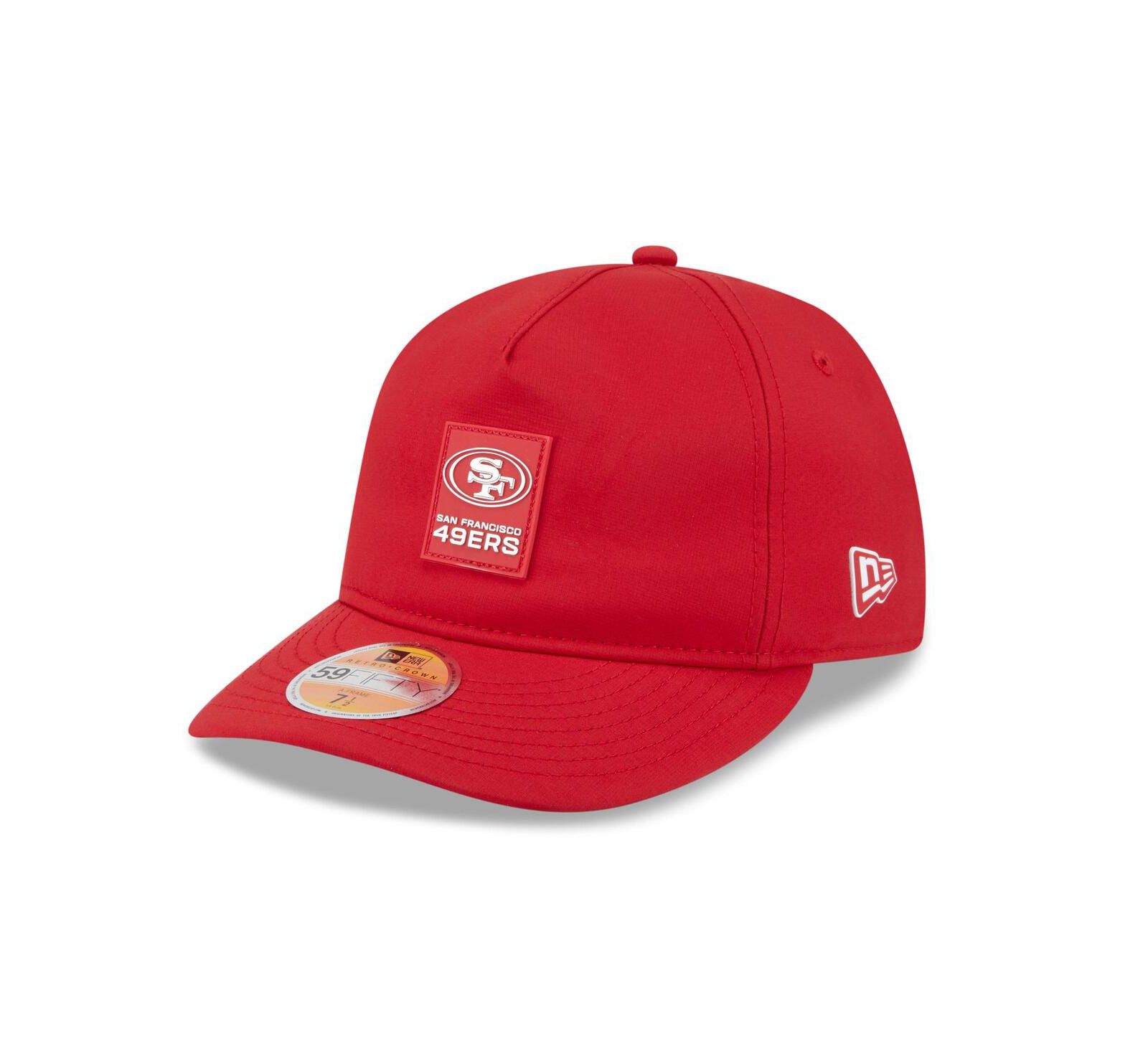 Мужская кепка New Era San Francisco 49ers 2025 Sideline Retro Crown 59FIFTY Fitted