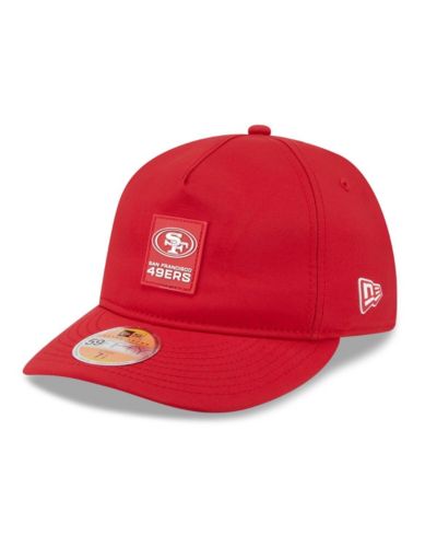 New Era Men's Scarlet San Francisco 49ers 2025 Sideline Retro Crown 59FIFTY Fitted Hat