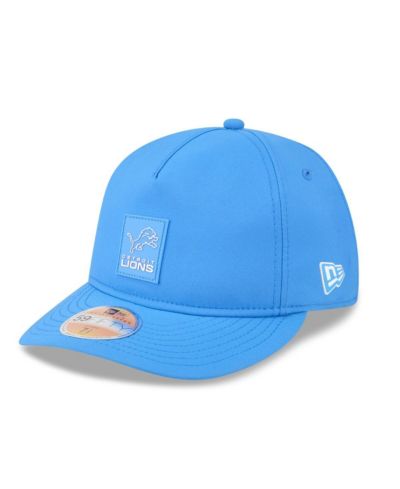 Мужская бейсболка New Era Detroit Lions 2025 Sideline Retro Crown 59FIFTY, синяя