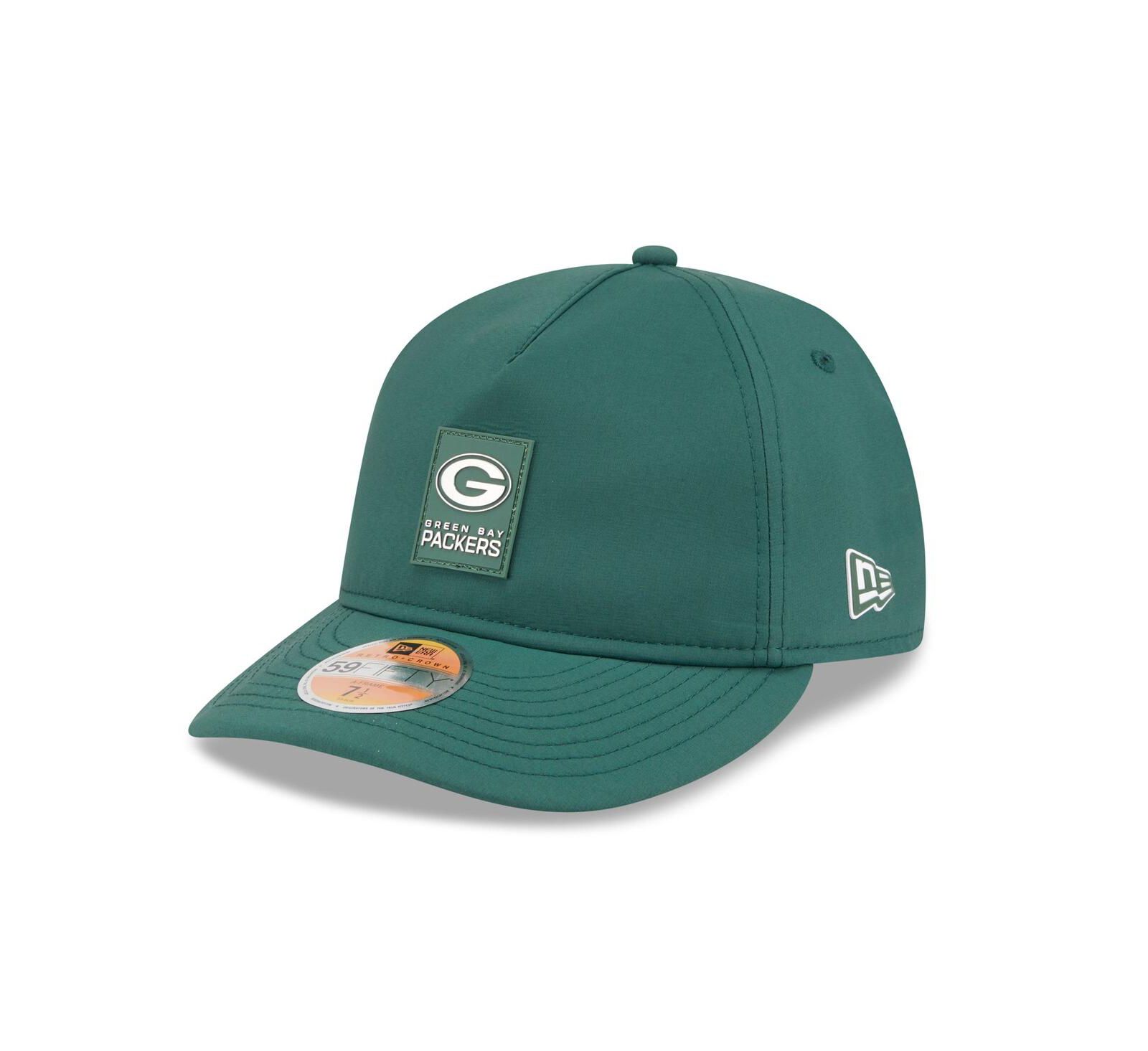 New Era Men's Green Green Bay Packers 2025 Sideline Retro Crown 59FIFTY Fitted Hat