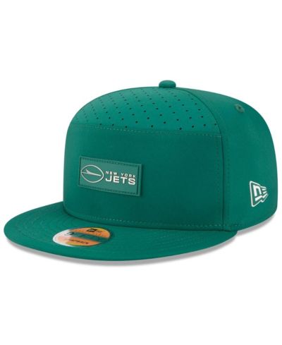 New Era Мужская зеленая кепка New York Jets 2025 Sideline Split Panel 9FIFTY Snapback