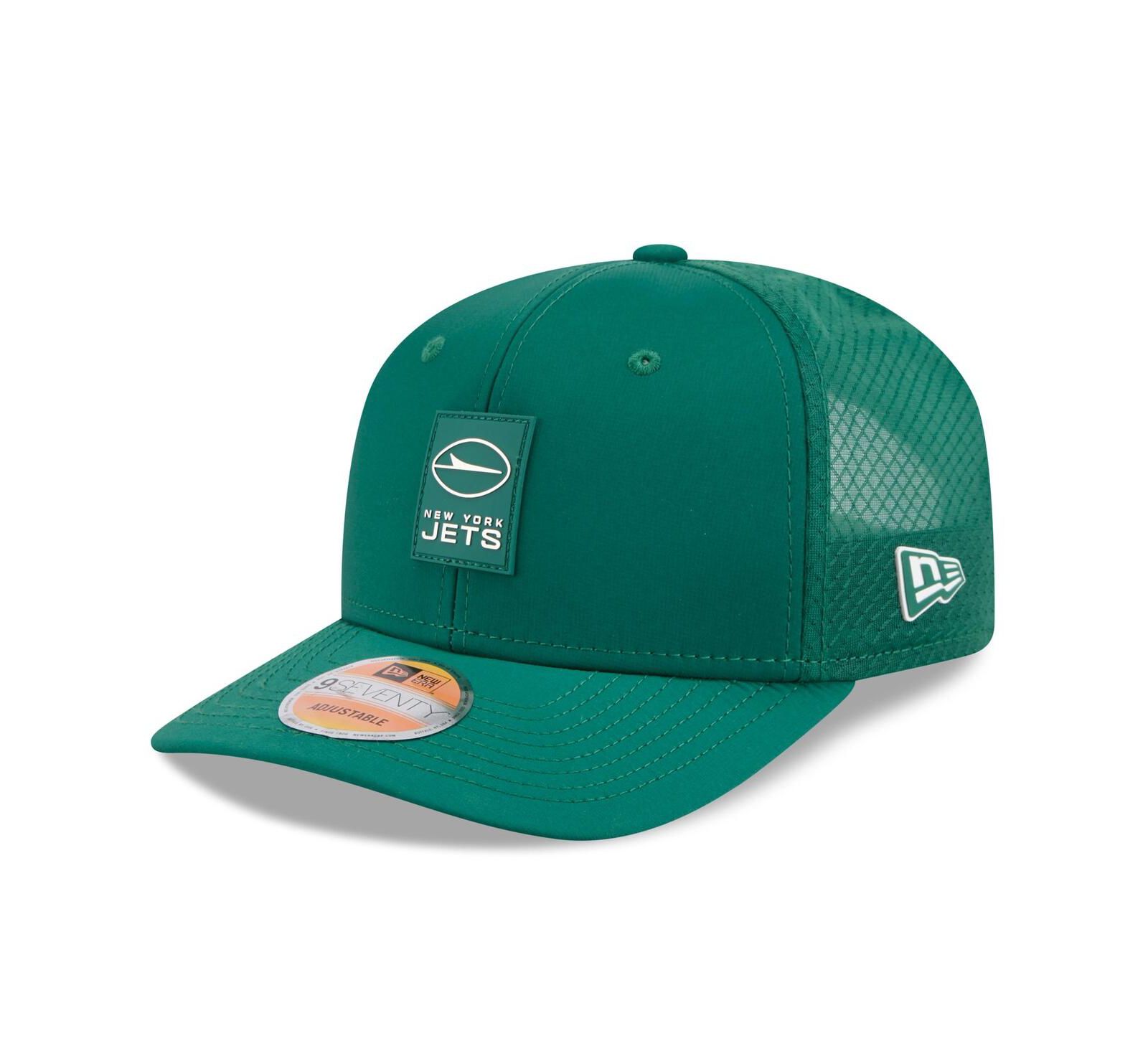 New Era Мужская кепка New York Jets 9SEVENTY Trucker, зеленая