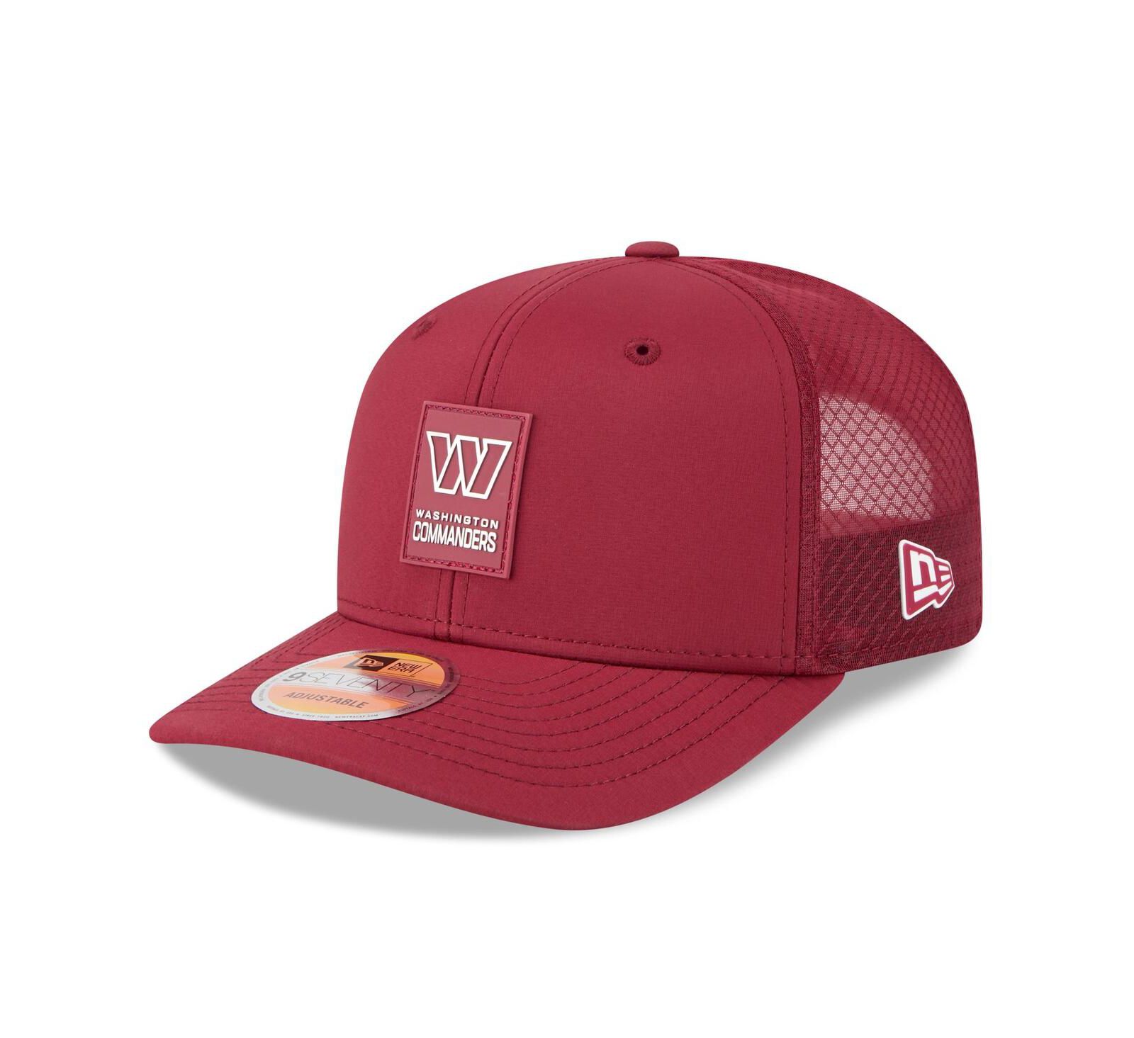 New Era Мужская кепка-тракер Washington Commanders 2025 Sideline 9SEVENTY, Burgundy