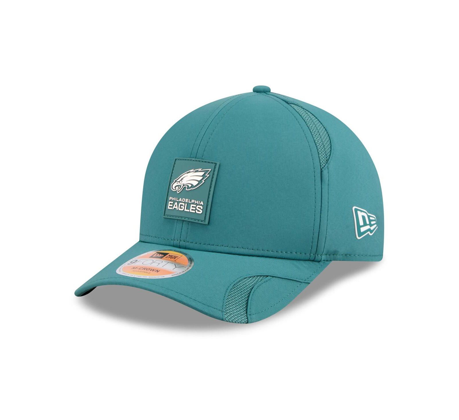 New Era Men's Midnight Green Philadelphia Eagles 2025 Sideline M-Crown 9FORTY Adjustable Hat