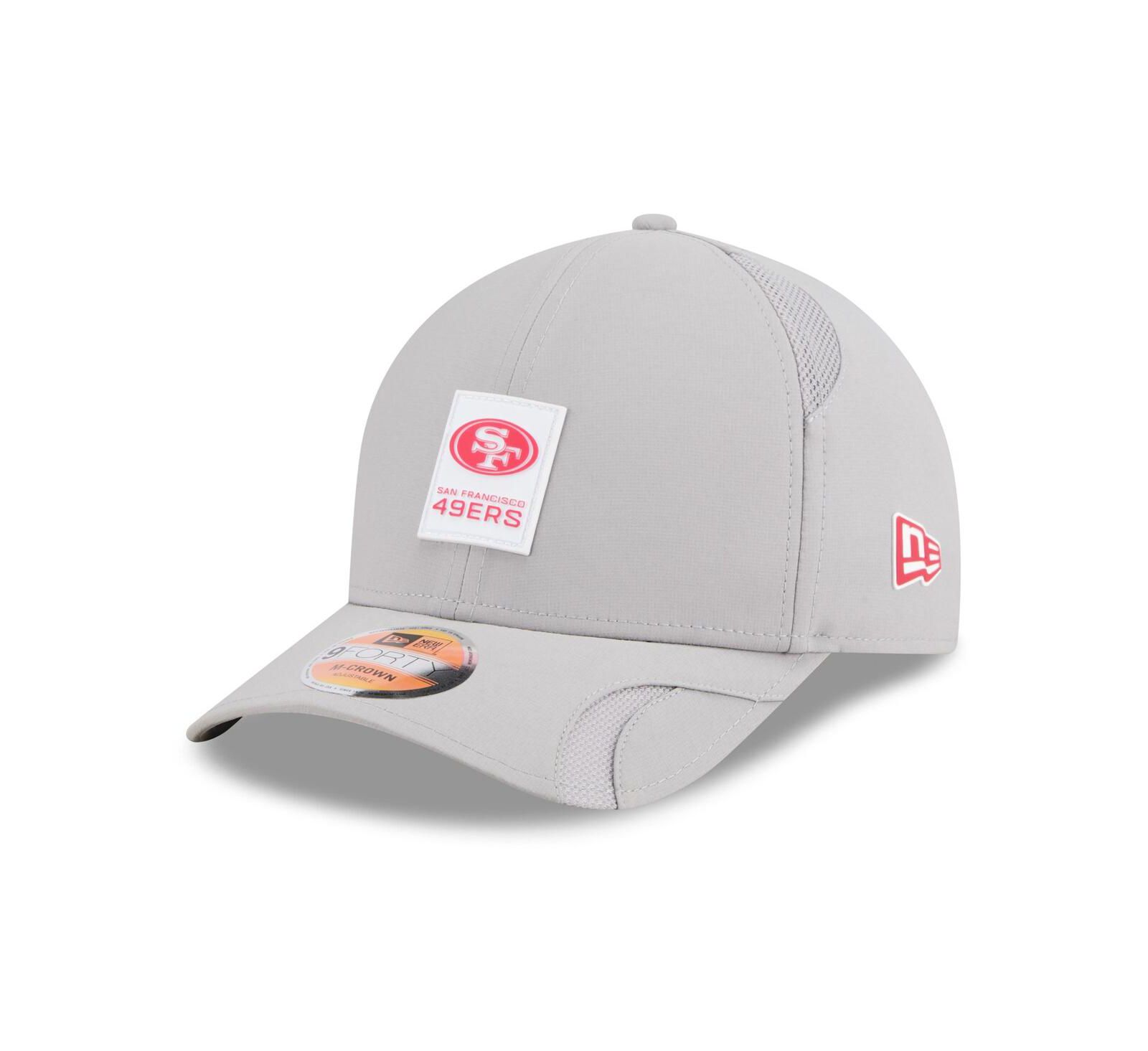 New Era Men's Gray San Francisco 49ers 2025 Sideline M-Crown 9FORTY Adjustable Hat