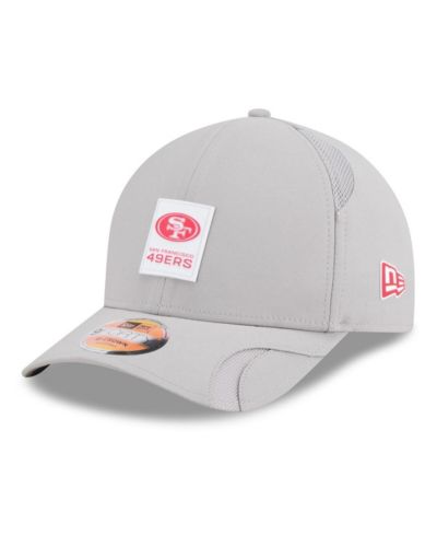 New Era Мужская кепка San Francisco 49ers 2025 Sideline M-Crown 9FORTY, серая