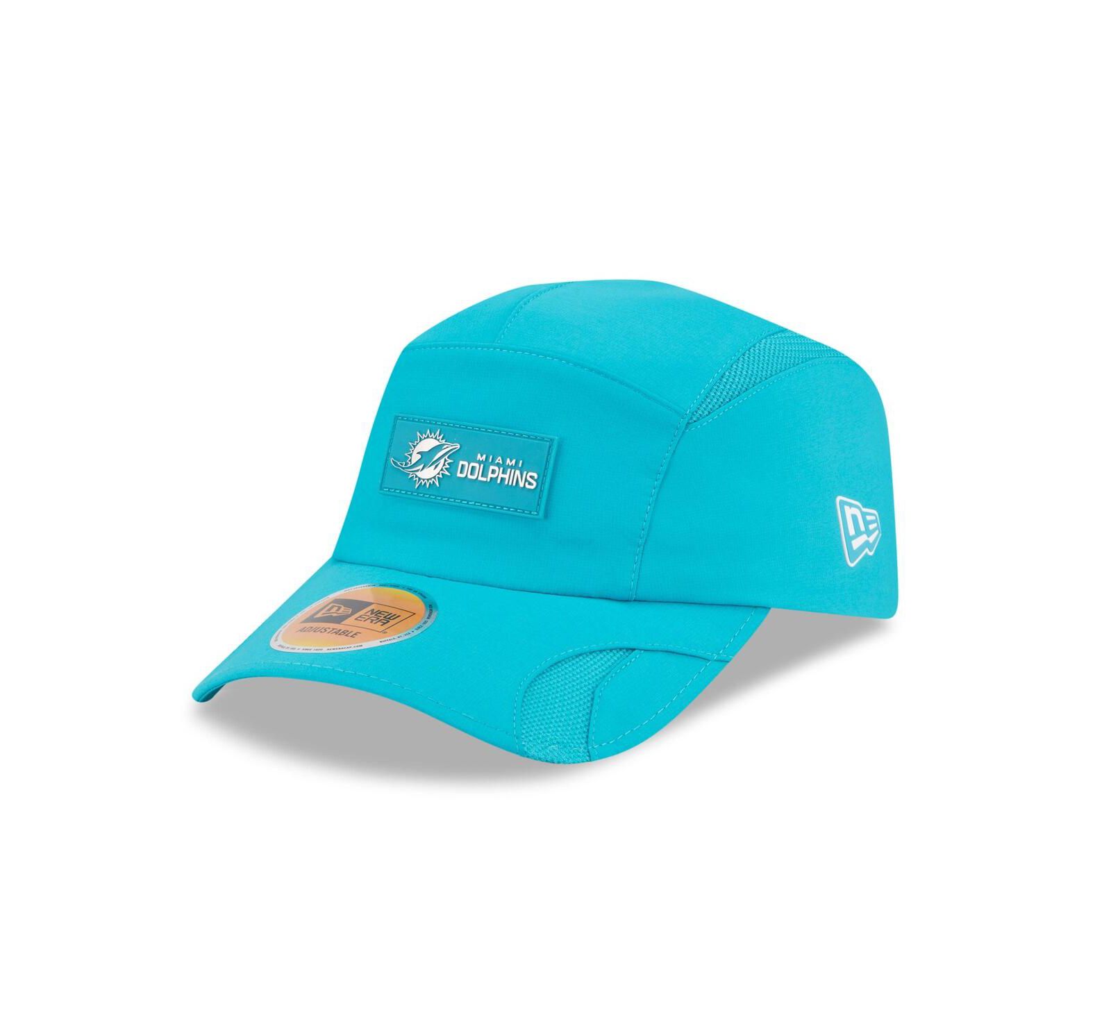 New Era Мужская кепка Miami Dolphins 2025 Sideline Runner Adjustable, Aqua