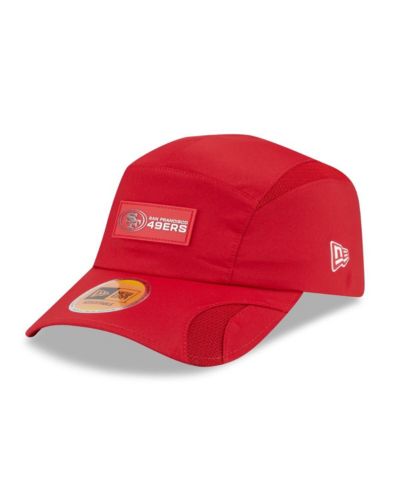 New Era Men's Scarlet San Francisco 49ers 2025 Sideline Runner Adjustable Hat