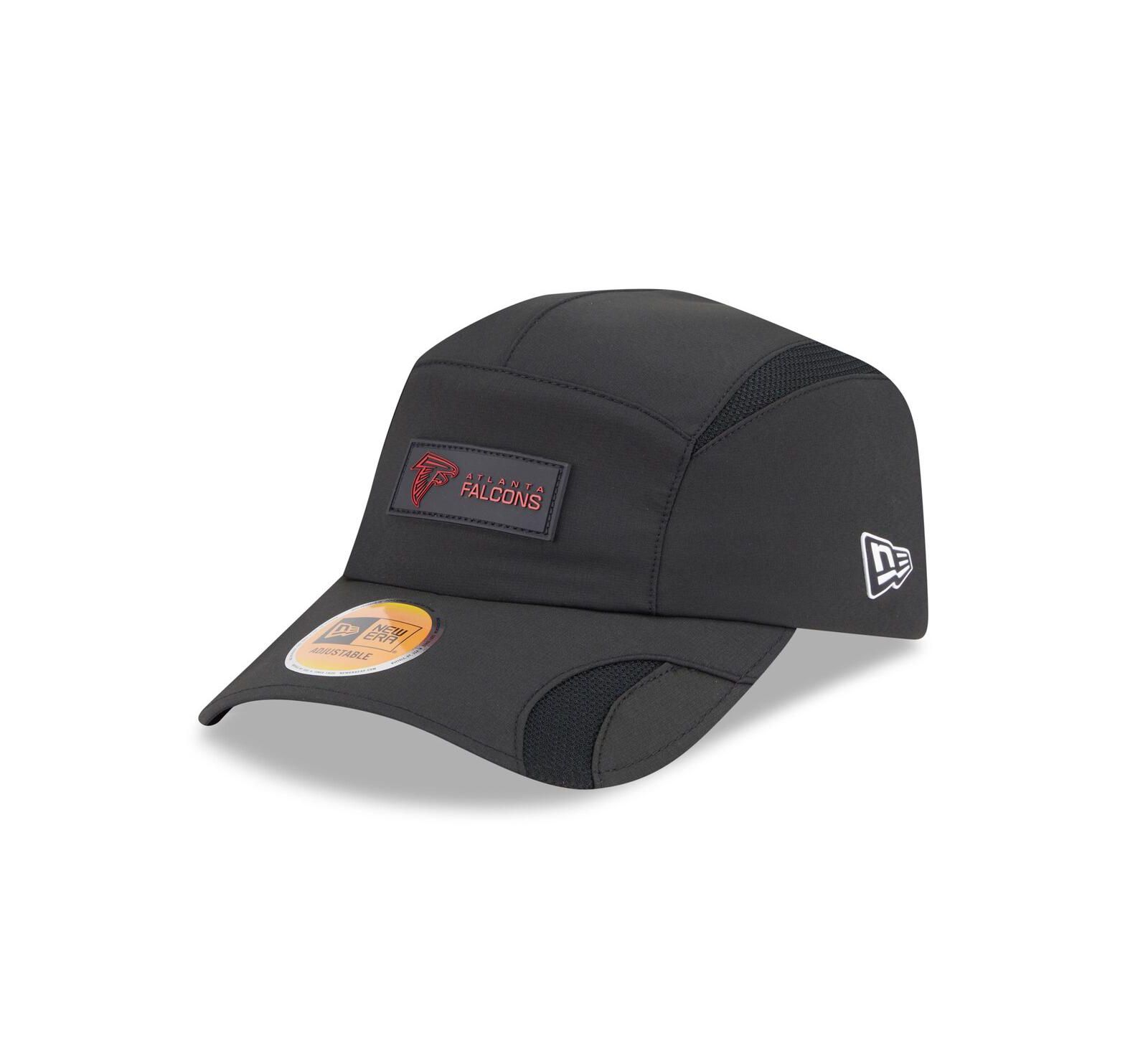 Мужская бейсболка New Era Black Atlanta Falcons 2025 Sideline Runner