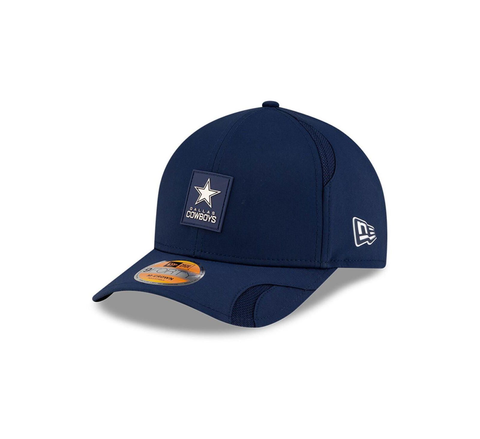New Era Men's Navy Dallas Cowboys 2025 Sideline M-Crown 9FORTY Adjustable Hat