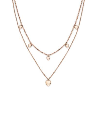 Золотистое ожерелье Olivia Burton Mini Heart из нержавеющей стали