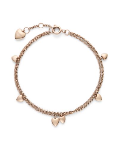 Olivia Burton Mini Heart Розовое золото стальной браслет
