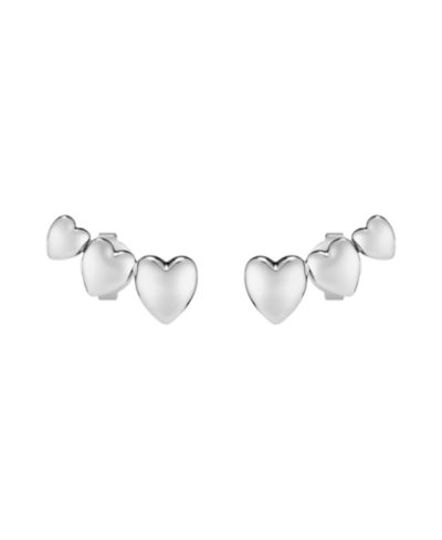 Olivia Burton серьги из нержавеющей стали Silver Tone Mini Heart