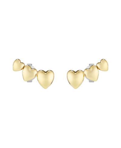 Olivia Burton серьги Mini Heart Gold Tone Stainless Steel