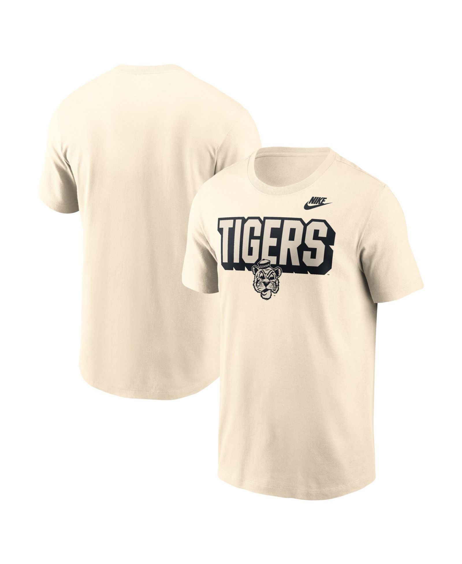 Мужская футболка Nike Natural Clemson Tigers Fashion Bold