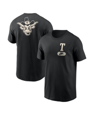 Nike Men's Black Texas Longhorns Fashion 2-Hit T-Shirt