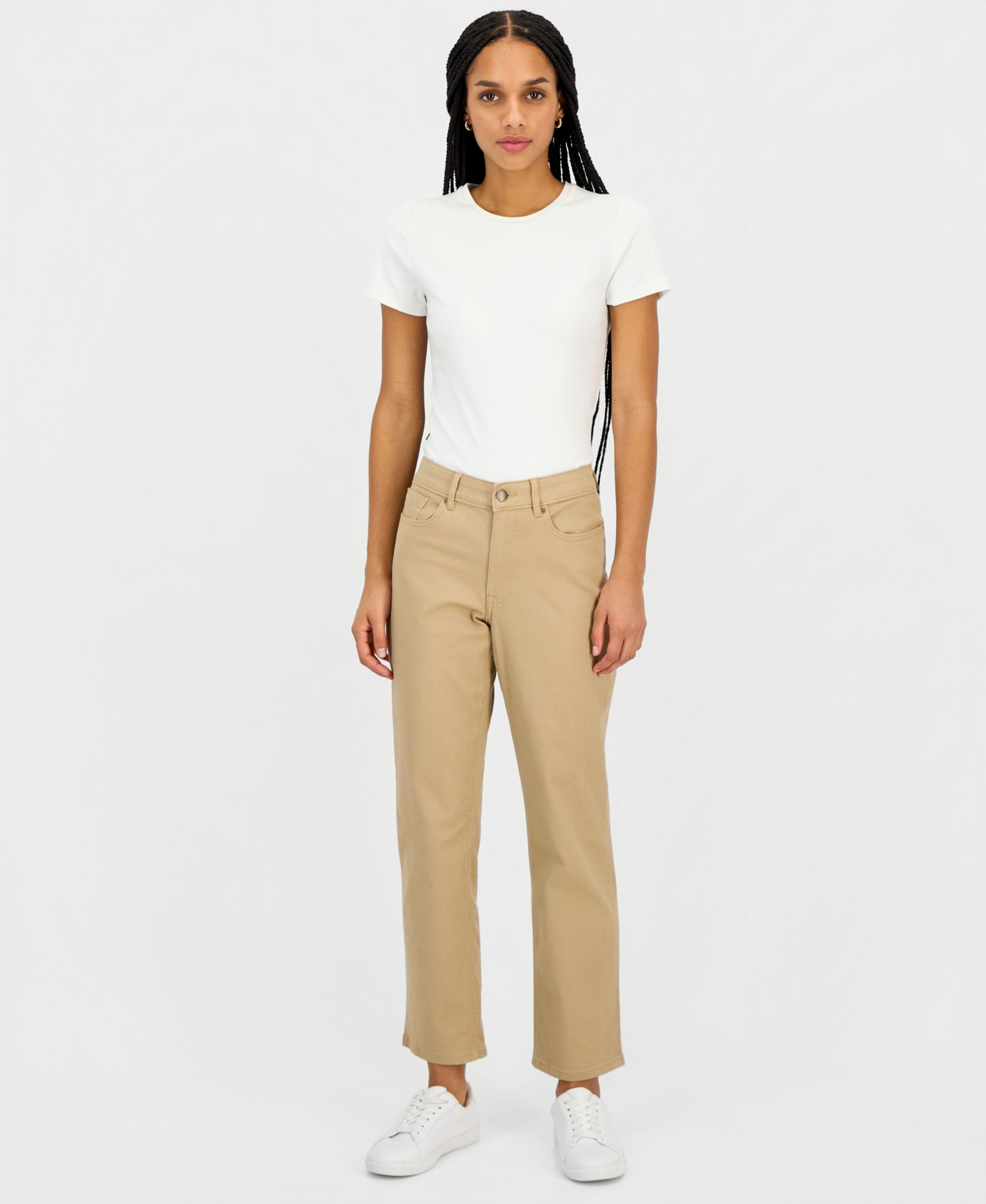 Women's Mid-Rise Bay Straight Jeans