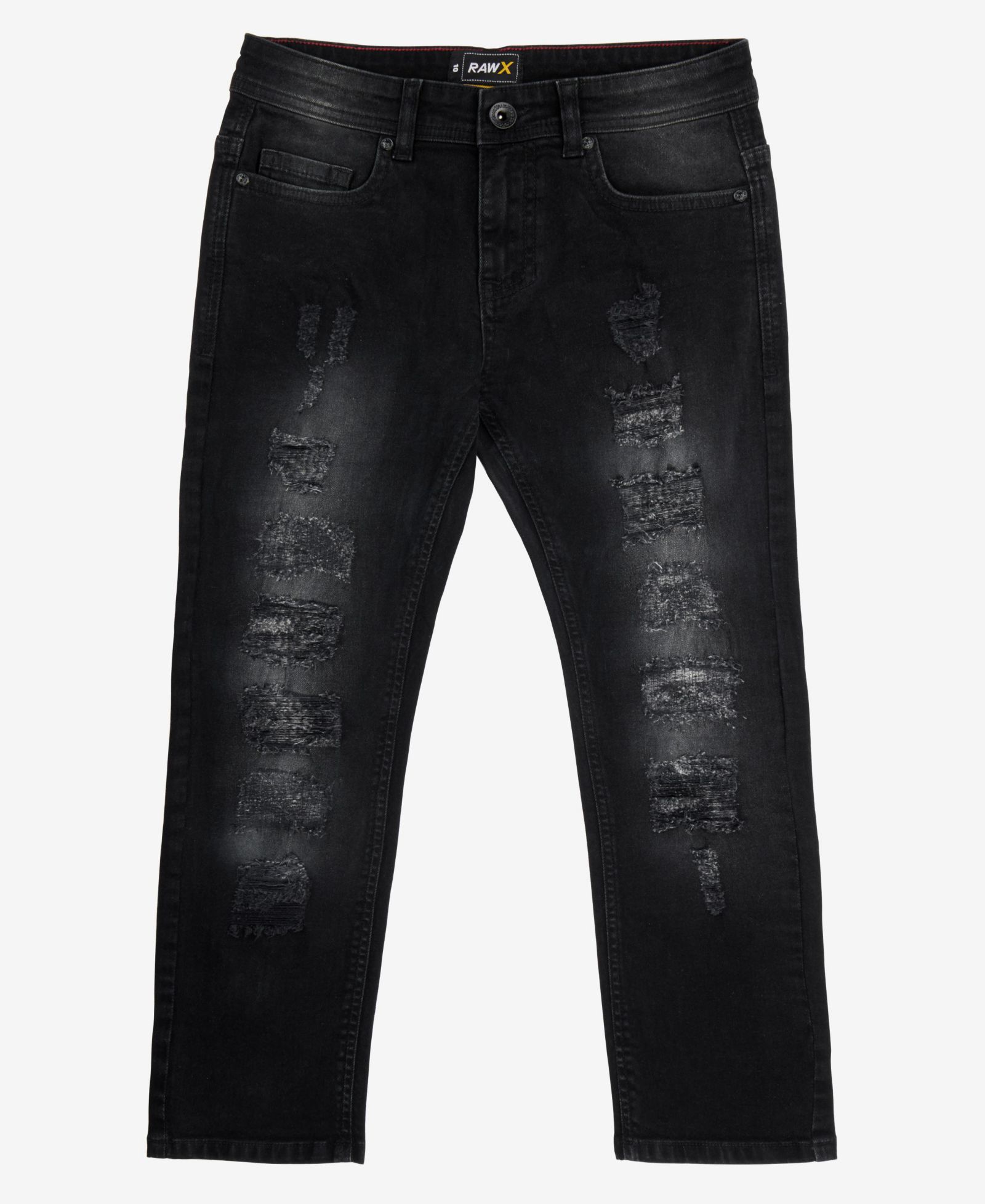 RAW X Boy's RawX Heavy Distressed Jeans