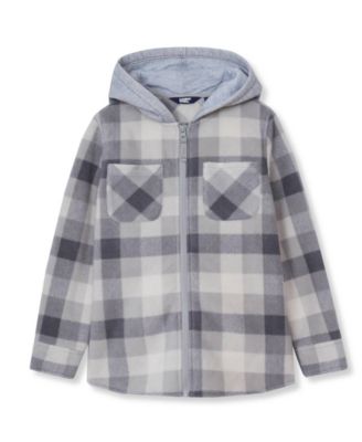 Charcoal gray/multi plaid