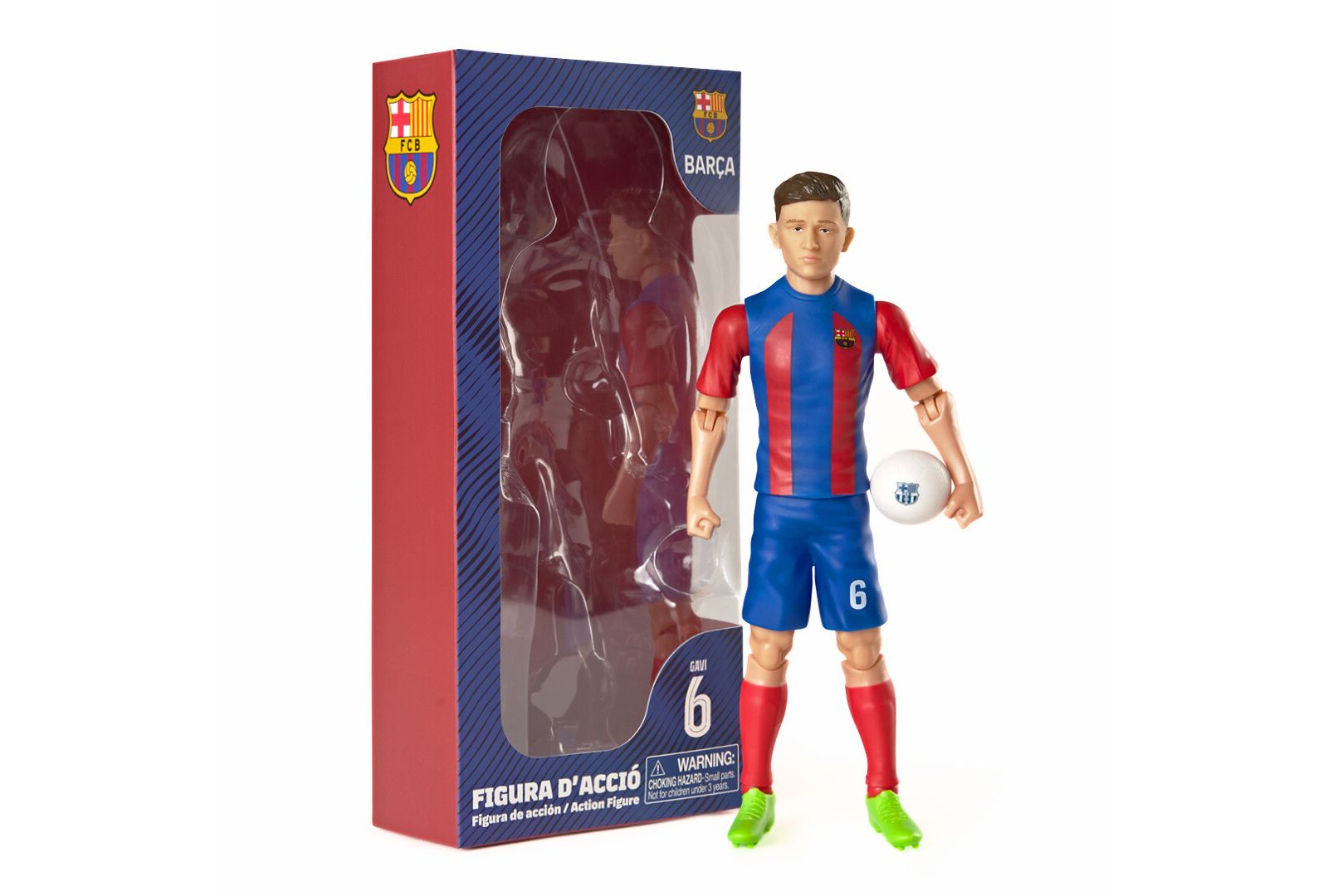 Banbo Toys коллекционная фигурка футболиста Gavi FC Barcelona 8"