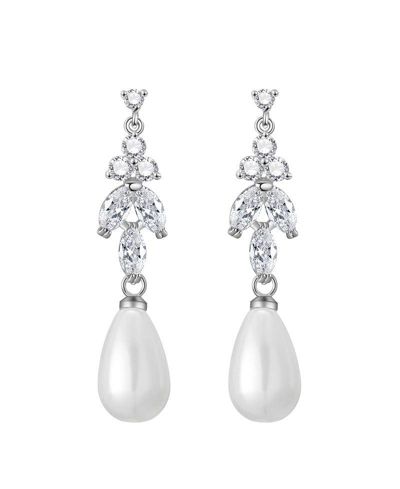 Серьги Untamed Petals Leo Pearl and Crystal Drop
