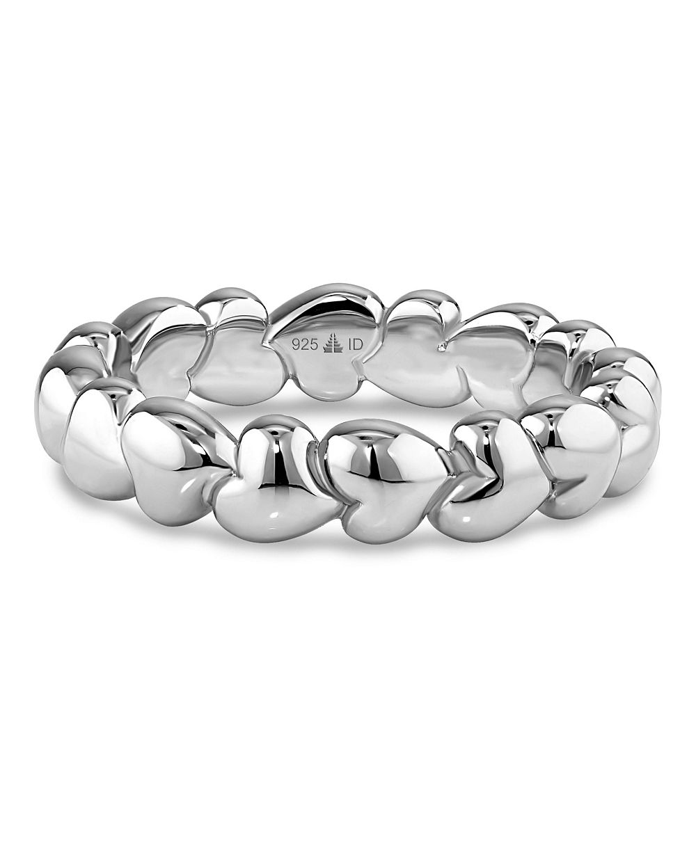 Кольцо Devata Sweet Heart Eternity Band в Sterling Silver, Size 9