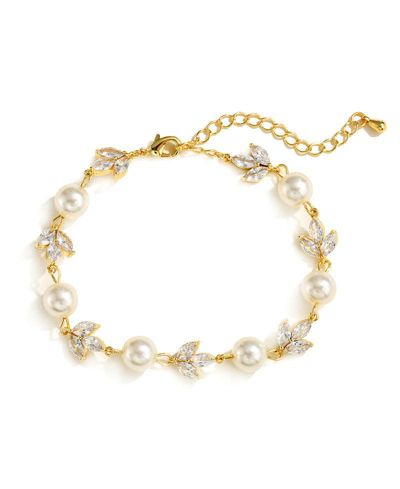 Forever Pearl and Crystal Bracelet