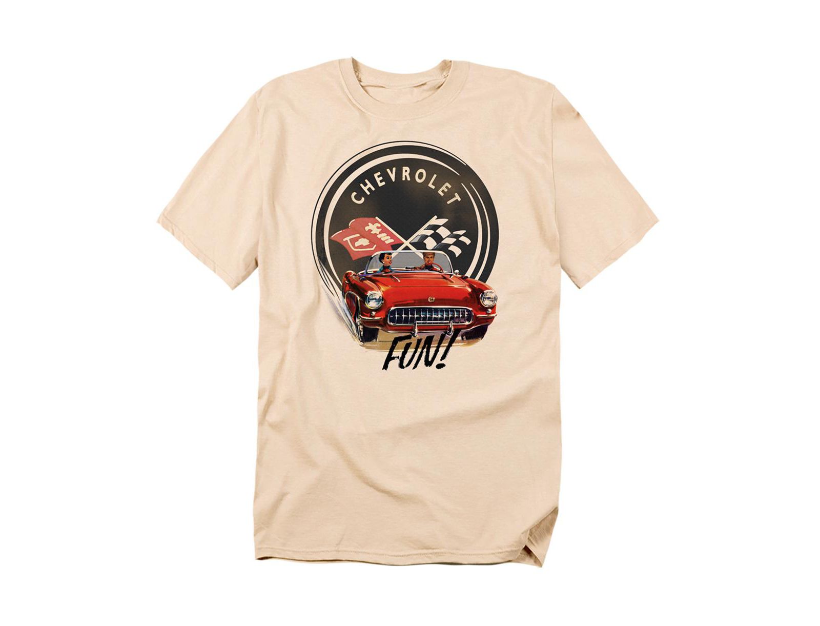 Мужская футболка Logovision Chevrolet Vette Fun