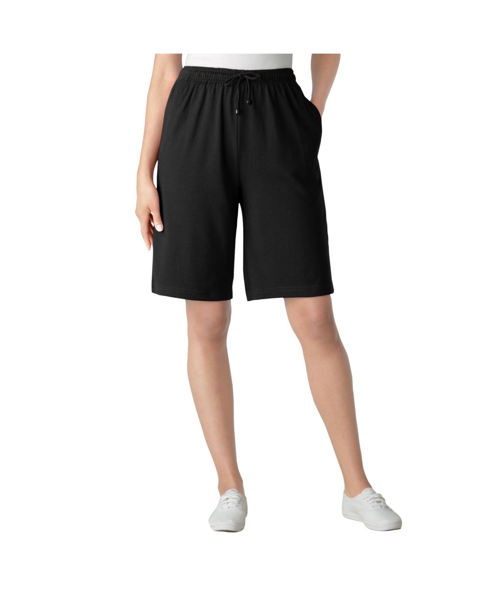 Woman Within Women's Within Sport Knit Short