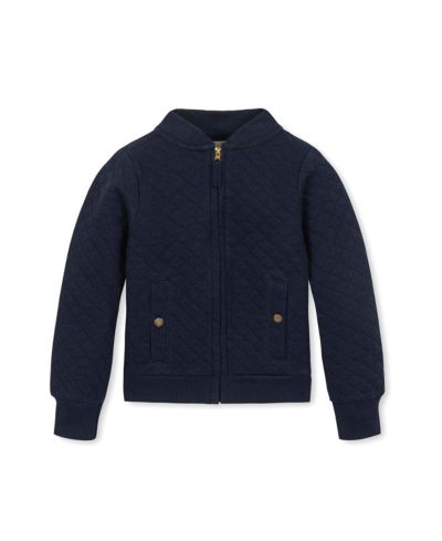 Девочка Hope & Henry Quilted Zip-Up Bomber Jacket