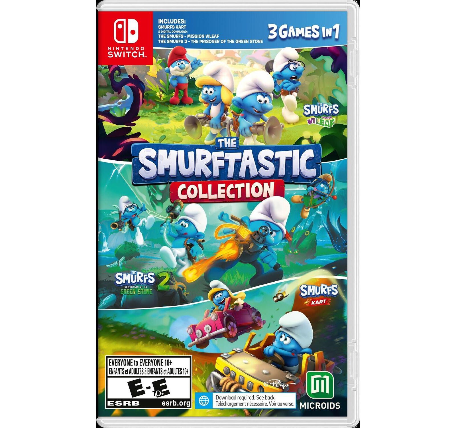 Microids The Smurftastic Collection (3-in-1) для Nintendo Switch