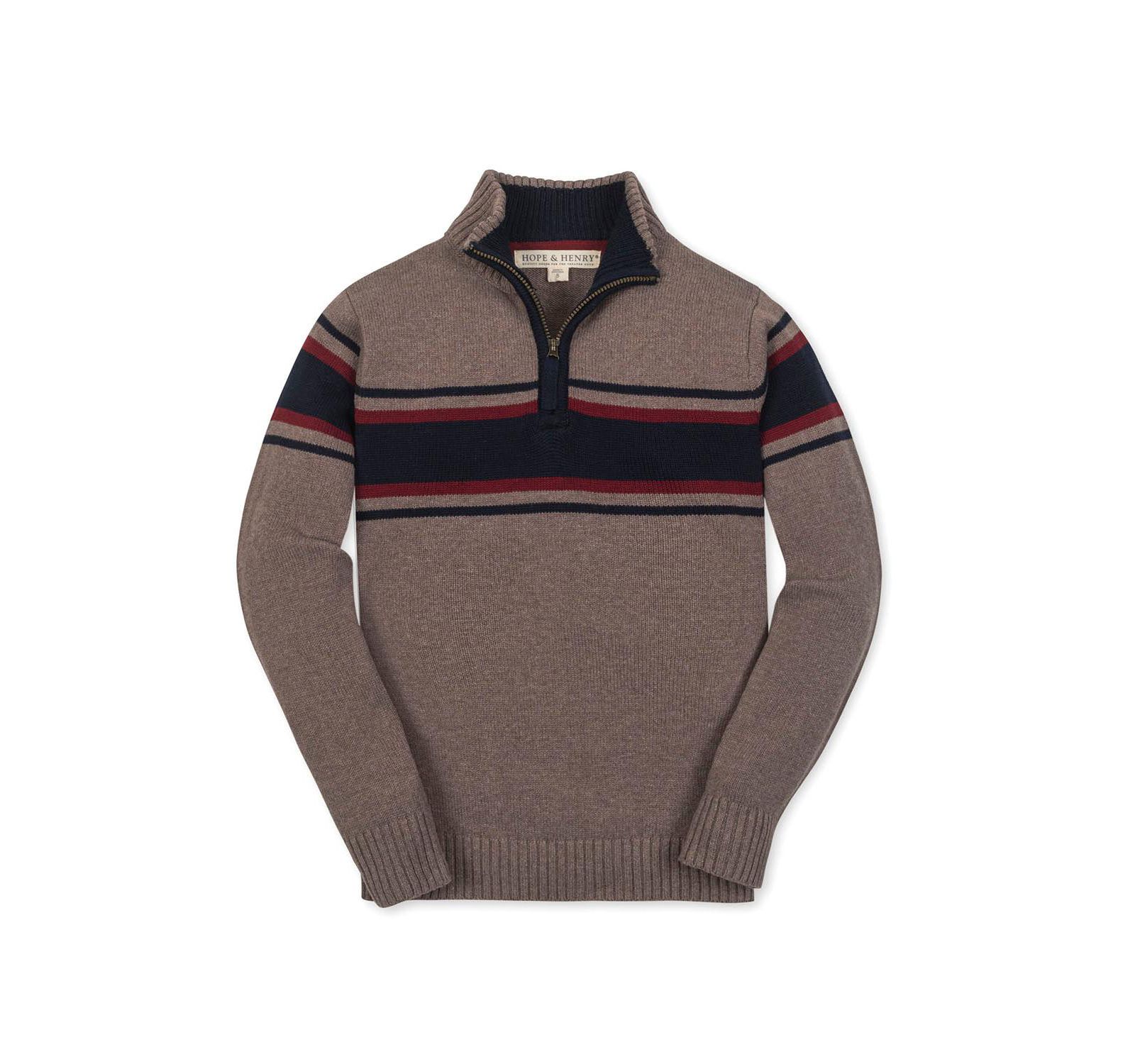 Детский джемпер Hope & Henry Organic Long Sleeve Half Zip