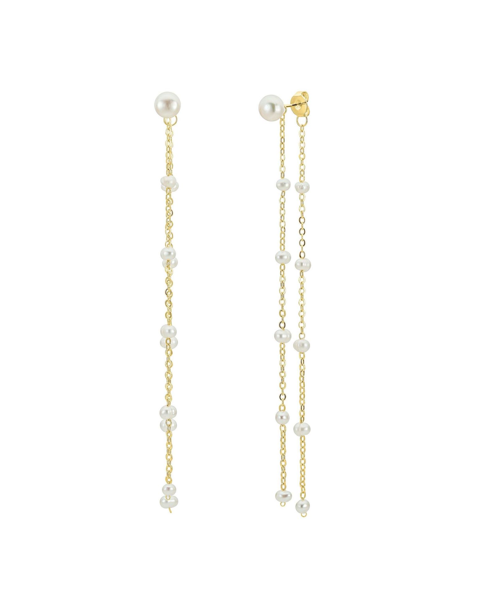 Untamed Petals Lara Pearl Drop Earrings