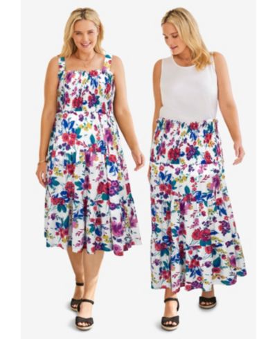 Woman Within Women's Within Convertible Dress to Skirt