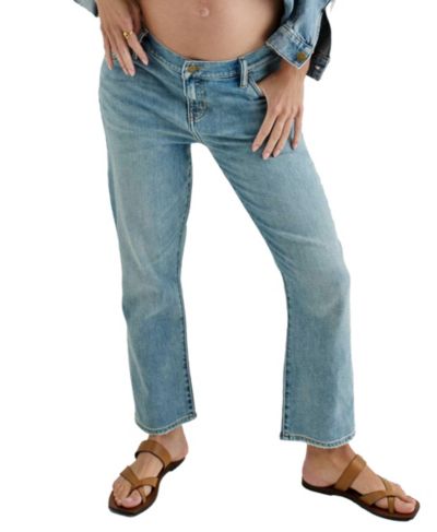 Материнские джинсы HATCH Collection The Under the Bump Crop