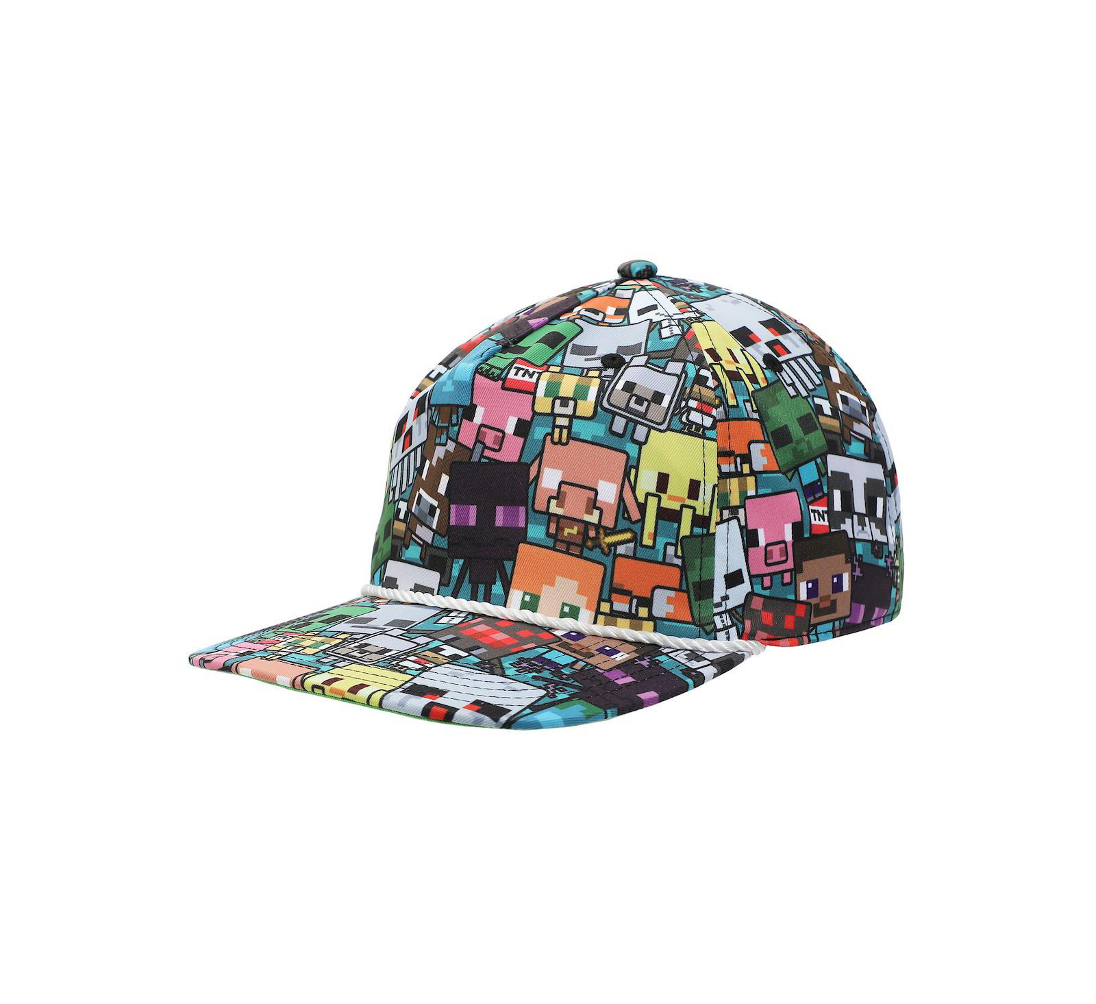 Кепка Minecraft Characters All-Over Print Snapback