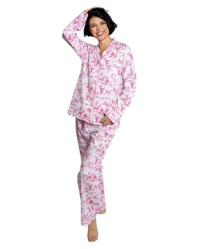 Pink skydog toile