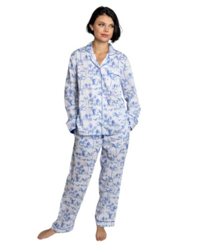 Blue skydog toile