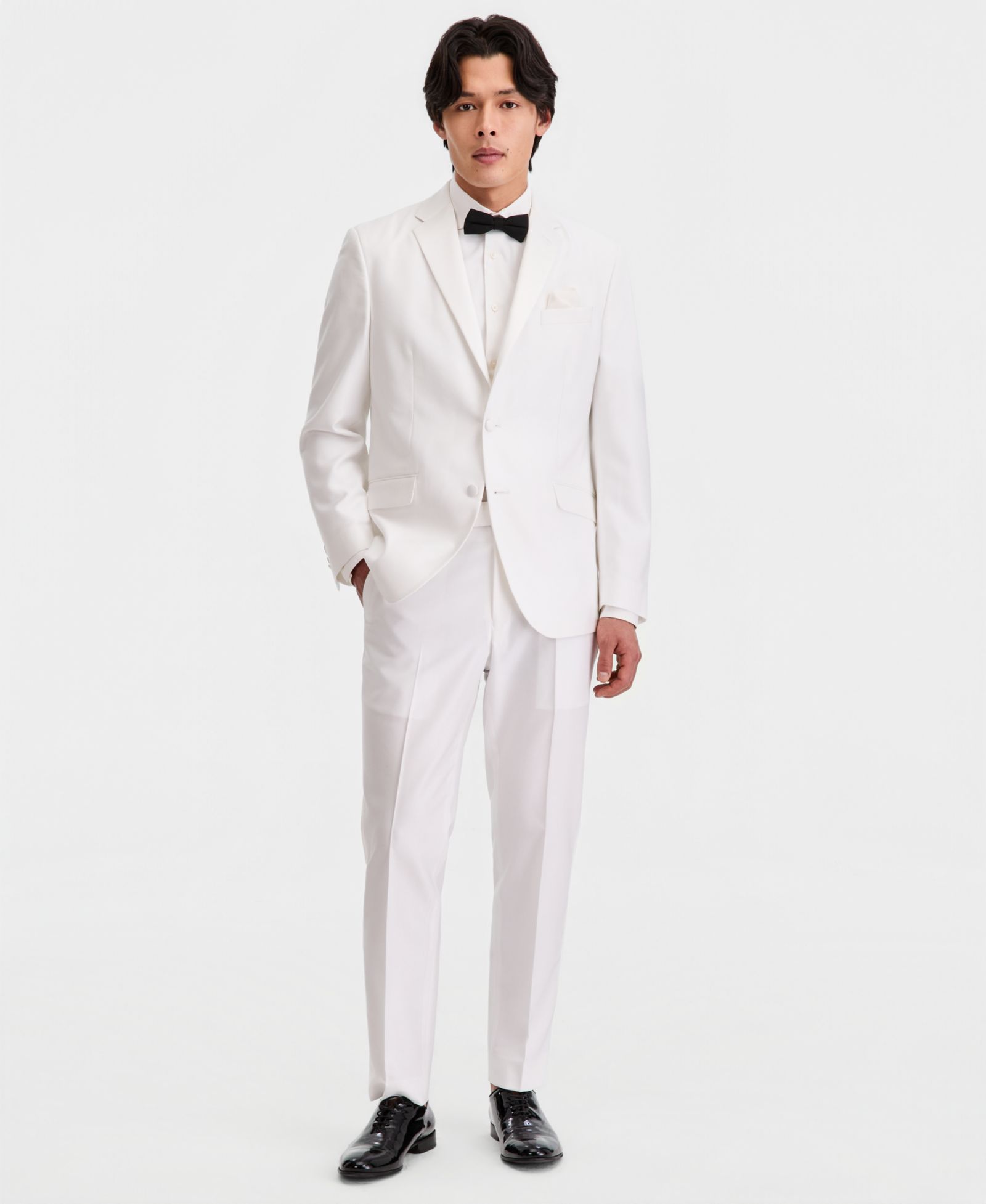 Kenneth Cole Reaction Men's Slim-Fit Satin 2-Piece Tuxedo