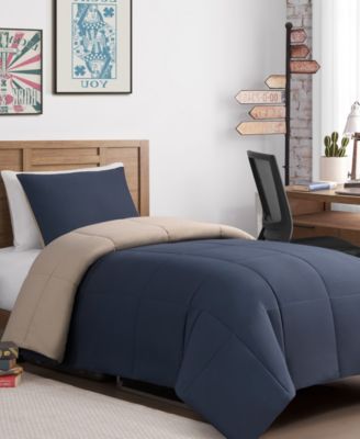 Lucky Brand Box Stitch Reversible 2-Pc. Comforter Set, Twin/Twin XL
