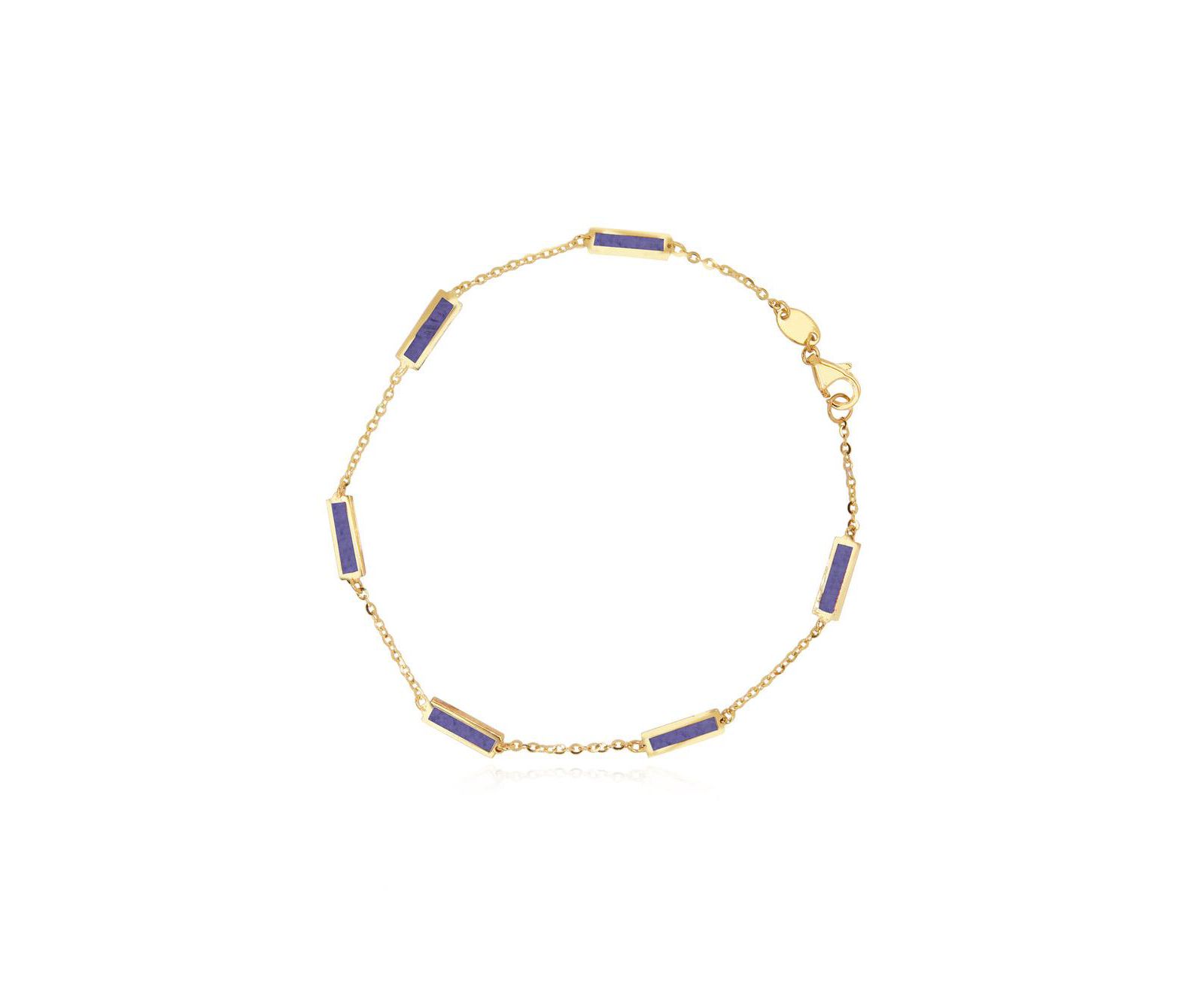 Браслет The Lovery Amethyst Bar Chain