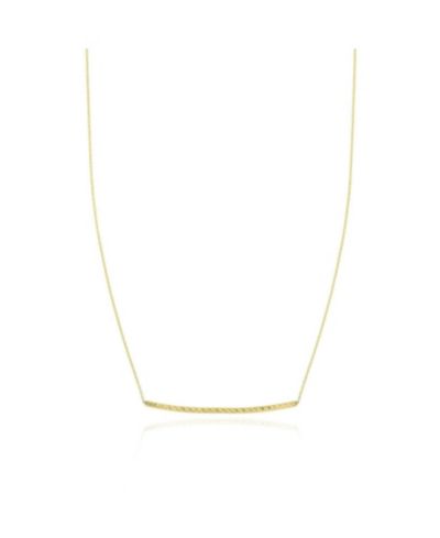 The Lovery ожерелье с подвеской в виде бруска, 14K золото
