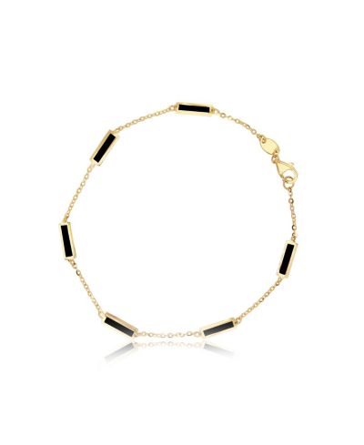 Браслет The Lovery Onyx Bar Chain