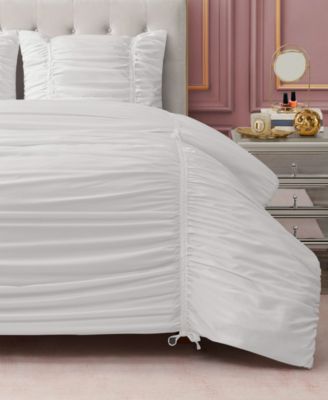 Juicy Couture Ribbon Ruched 3-Pc. Comforter Set, King